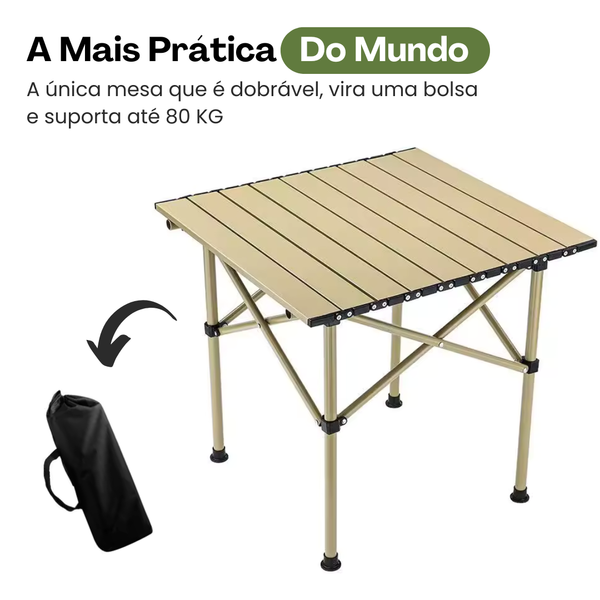 Mesa Dobrável Portátil Ultra Resistente