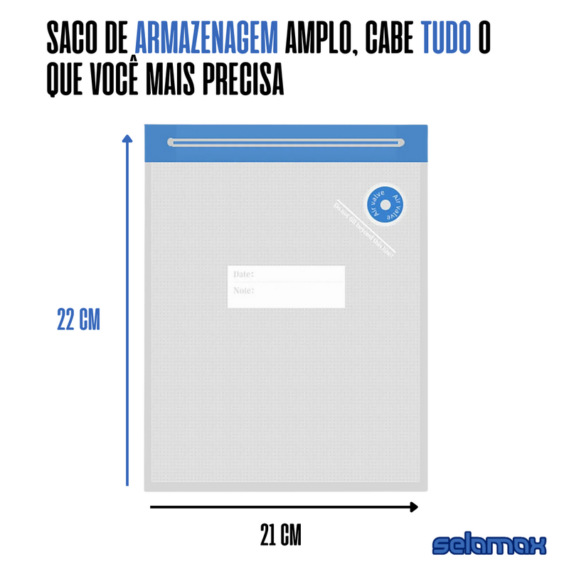 Bomba Elétrica Seladora a Vácuo Recarregável Selamax