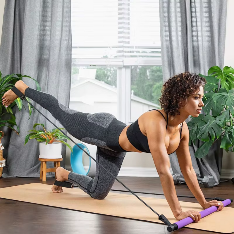 Barra Com Elástico Para Exercícios Flexbar