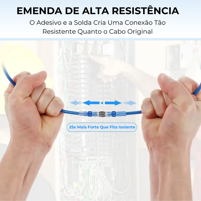 Tubo Termo Retrátil Com Solda [500 Unidades]