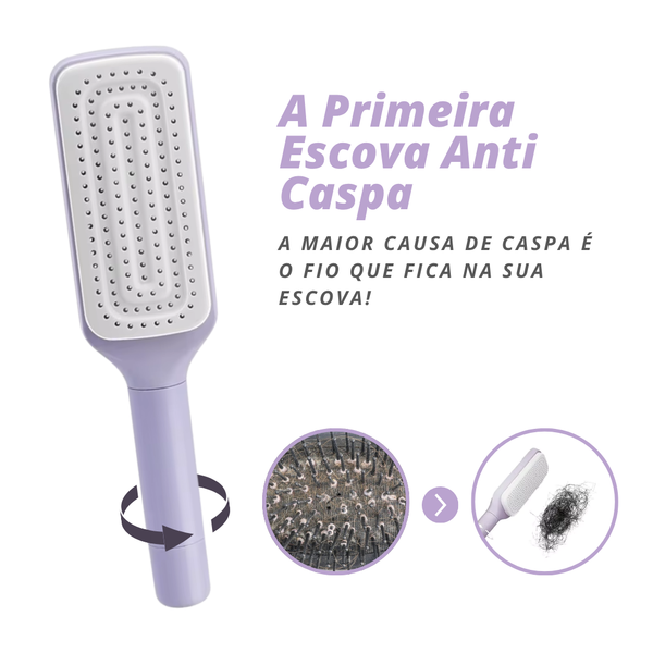 Escova de Cabelo Anti Caspa - [Limpa Fácil]