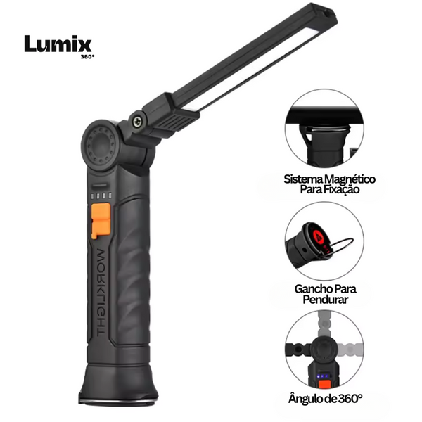 Lanterna de Led Para Consertos e Multifunções Lumix360 [2000 LÚMENS]