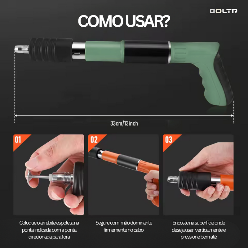 Fixadora de Arrebites Silenciosa Boltr [SISTEMA DE ESPOLETA]