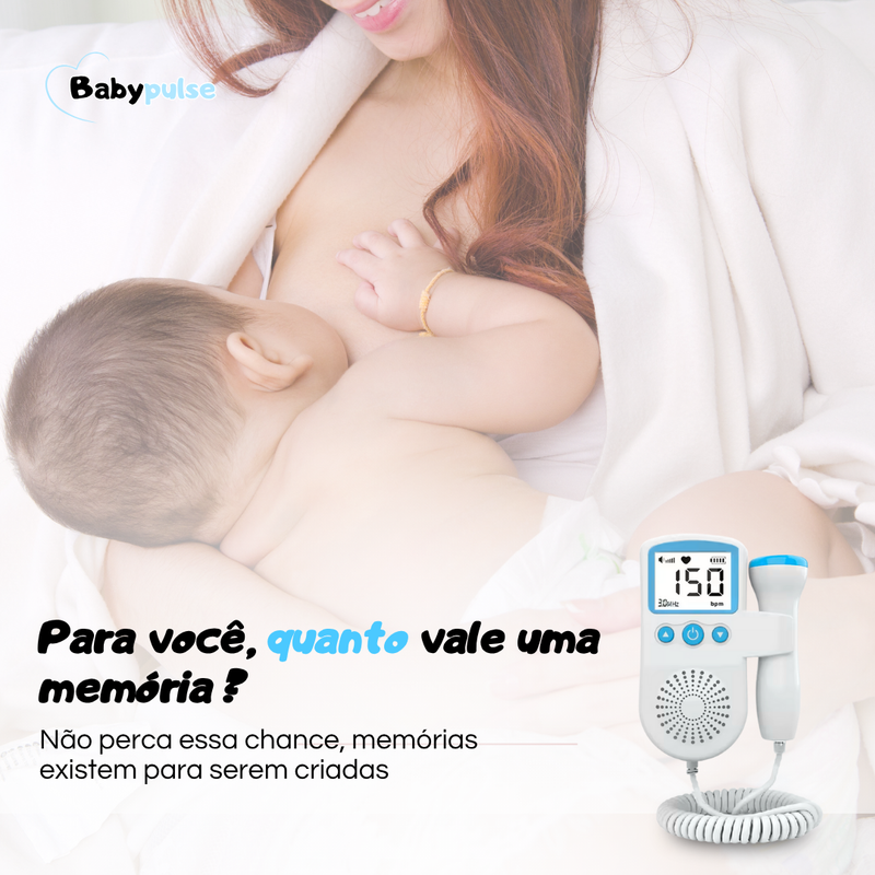 Medidor de Frequência Cardíaca Pré-natal [ESCUTE O CORAÇÃOZINHO DELE]