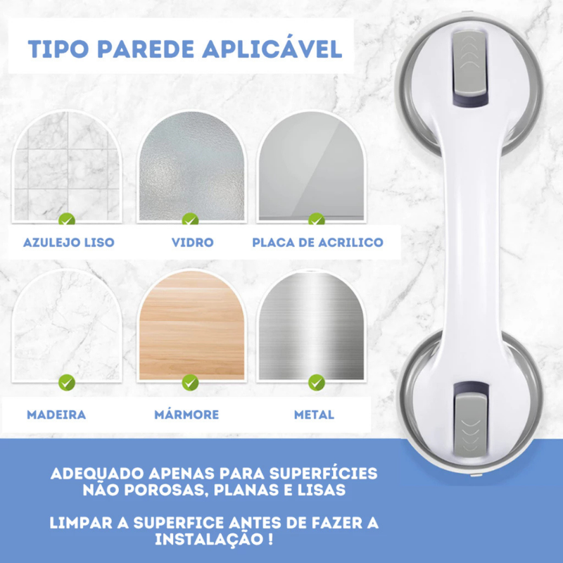 Suporte de Segurança Para Idosos Byldo (Fixação a Vácuo)