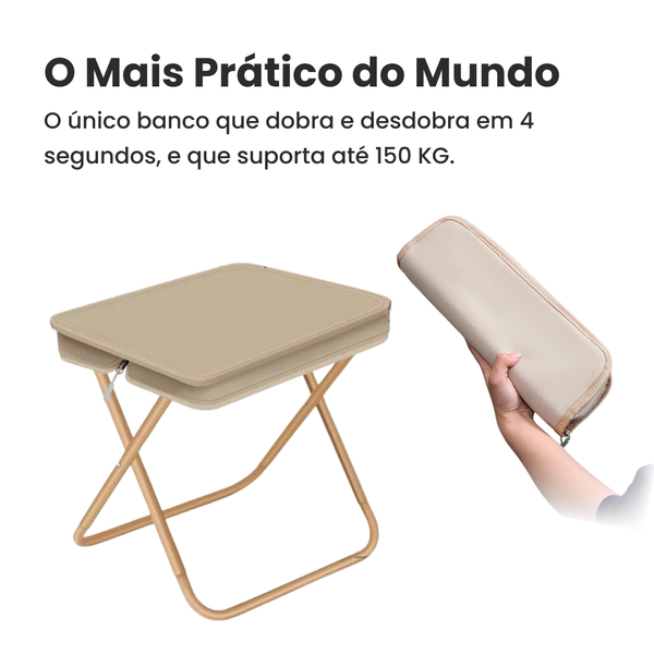 Banco Dobrável Para Atividades ao Ar Livre