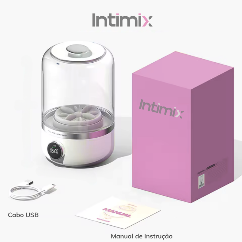 Mini Máquina de Lavar Roupas Íntimas Intimix