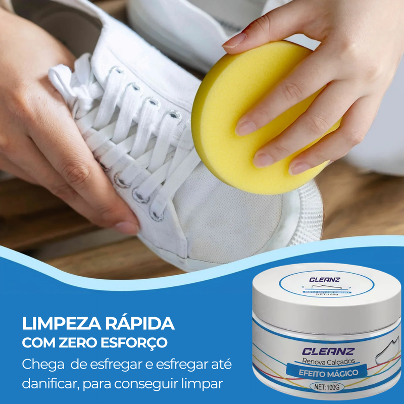 Pasta Limpadora de Calçados Cleanz [EFEITO MÁGICO]