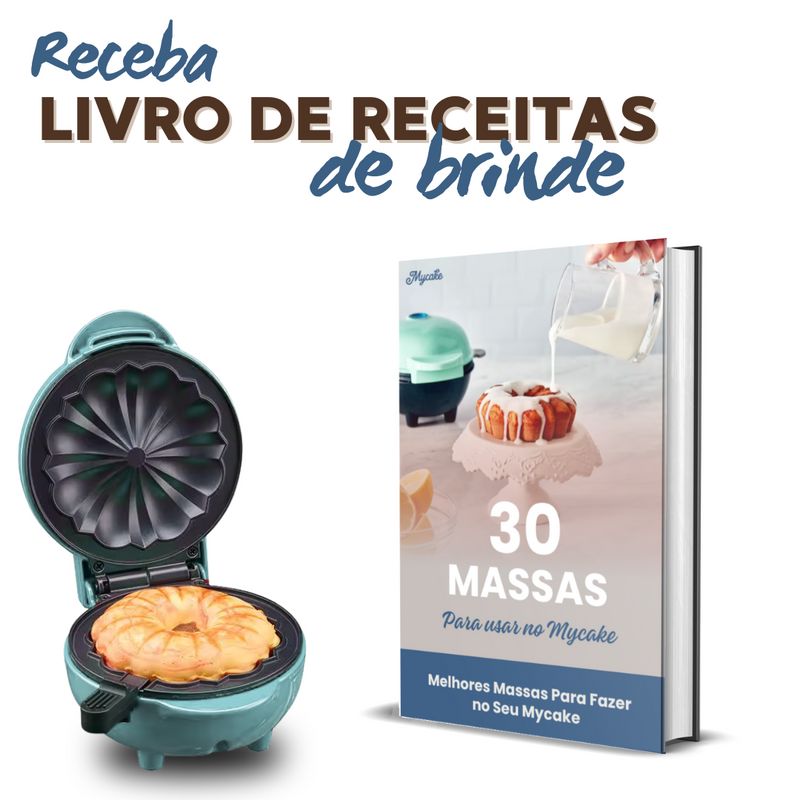 Mini Máquina De Assar Bolo Portátil Mycake + Brinde Exclusivo