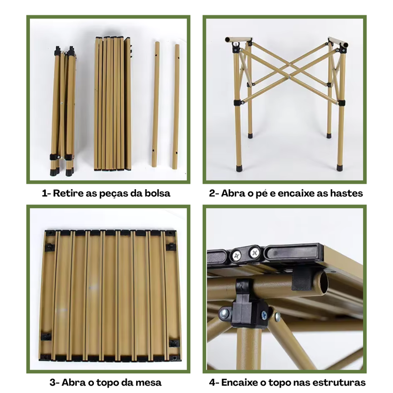 Mesa Dobrável Portátil Ultra Resistente