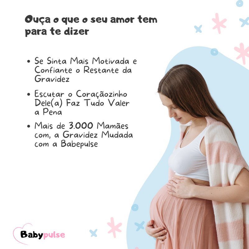 Medidor de Frequência Cardíaca Pré-natal [ESCUTE O CORAÇÃOZINHO DELE]
