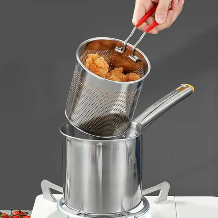 Panela de Fritura de Inox