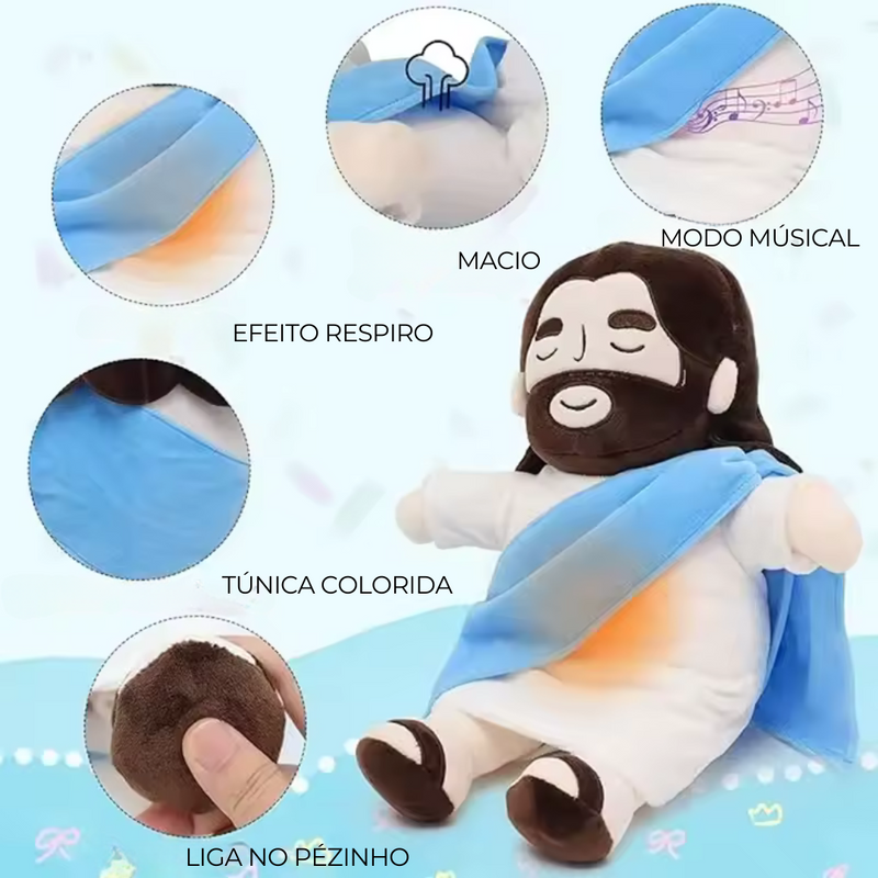 Pelúcia de Jesus Cristo [Efeito Respiração]