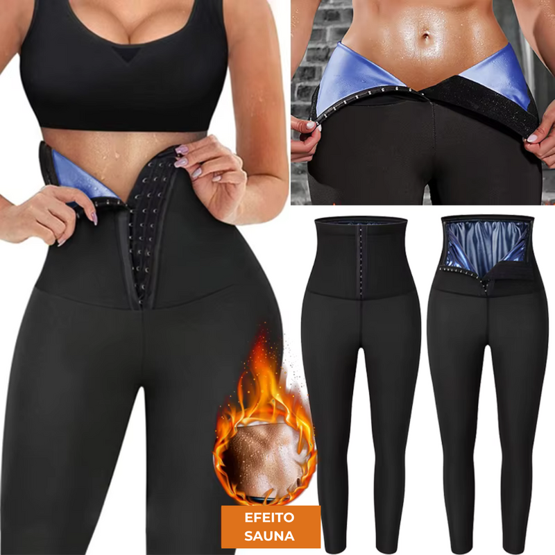 Calça Modeladora Com Efeito Sauna [SECA MUITO]