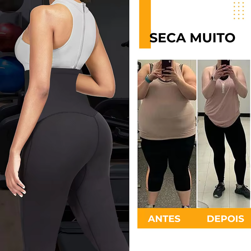 Calça Modeladora Com Efeito Sauna [SECA MUITO]