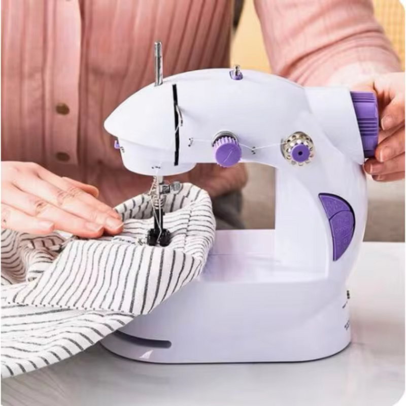Mini Máquina de Costura Portátil Bivolt [COM MODO SEM FIO]