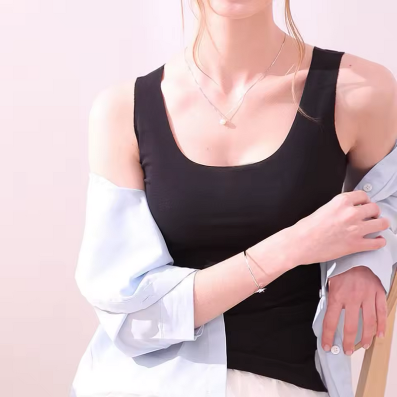 Conjunto de Camisetas Femininas Alça Larga [COMPRE 1 LEVE 5]