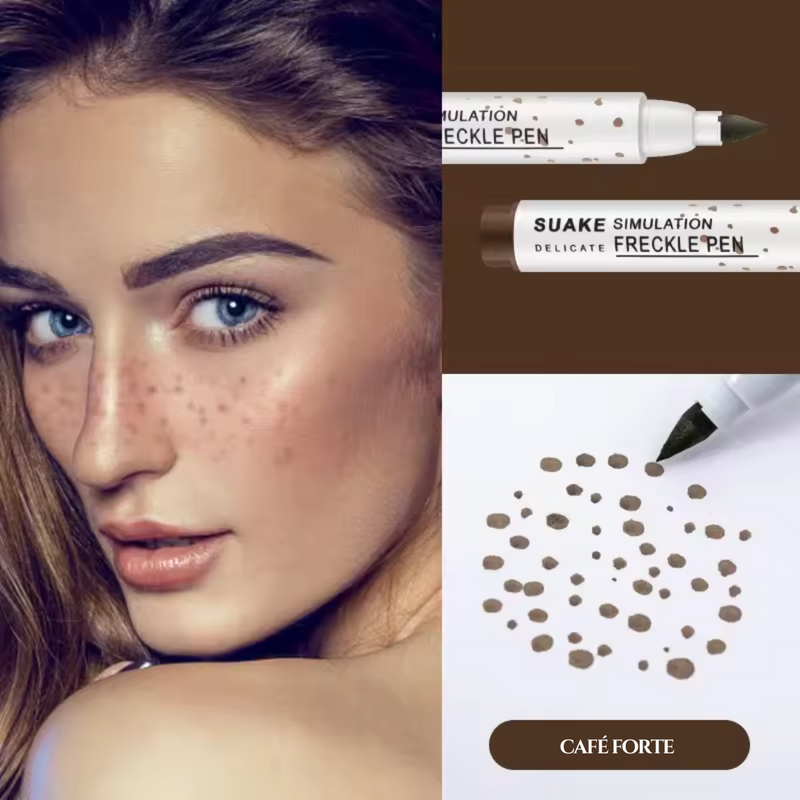 Caneta Para Sardas a Prova D'água Faux - Aspecto Natural