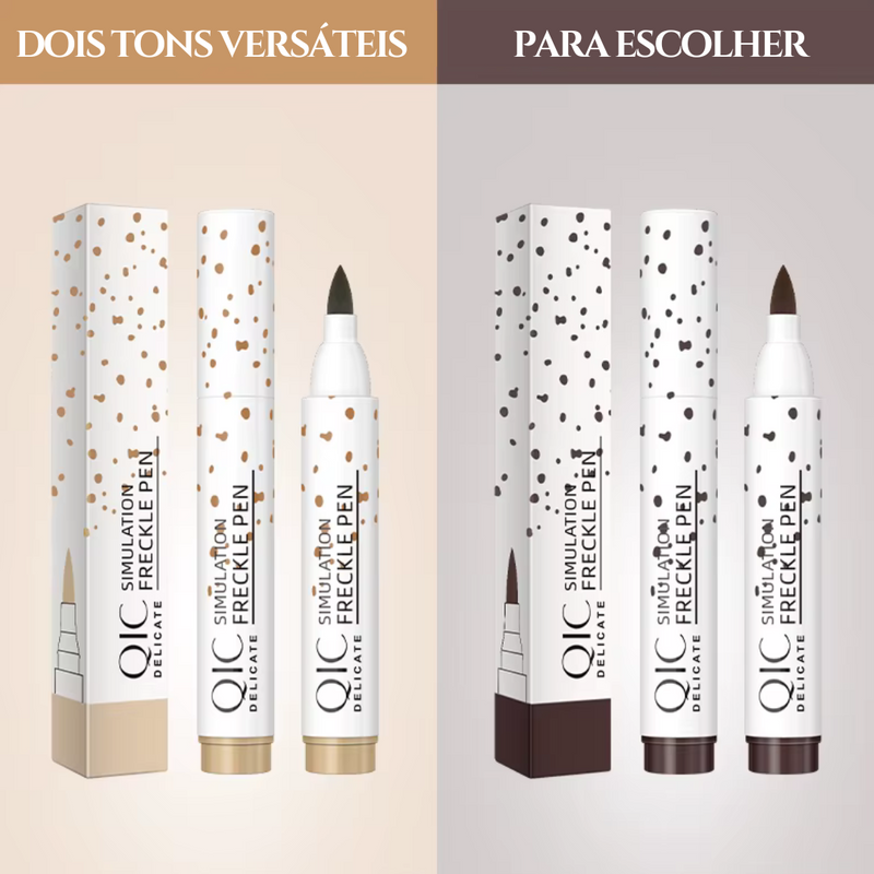 Caneta Para Sardas a Prova D'água Faux - Aspecto Natural