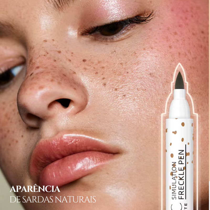 Caneta Para Sardas a Prova D'água Faux - Aspecto Natural