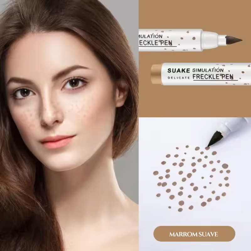 Caneta Para Sardas a Prova D'água Faux - Aspecto Natural